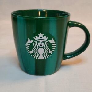 Starbucks 12 oz. 2022 Multi-Green Color Brushed Glaze Ceramic Coffee/Tea Mug